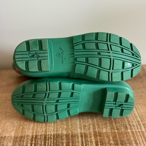 Joules Wellies in Green Floral Print - Picture 9 of 9